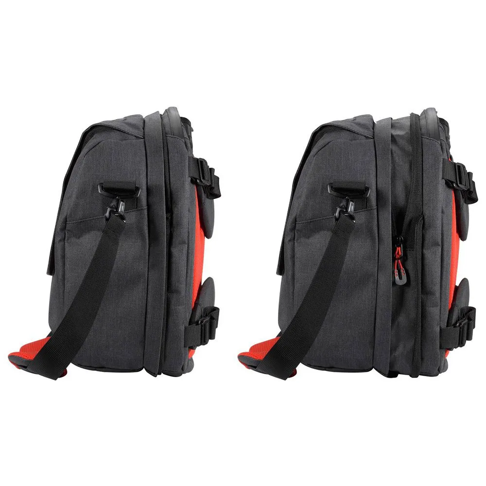 SCOTT Messenger 25l Veske, Dark grey / red, One Size SCOTT Messenger 25l Veske, Dark grey / red, One Size