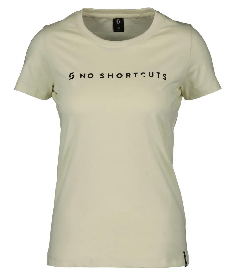 SCOTT NoShortcuts T-shirt til Kvinner, Lys Gul SCOTT NoShortcuts T-shirt til Kvinner, Lys Gul