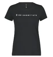 SCOTT NoShortcuts T-shirt til Kvinner, Sort SCOTT NoShortcuts T-shirt til Kvinner, Sort