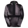 SCOTT Original Fleecejakke Med Hette, Evening greyprint / black