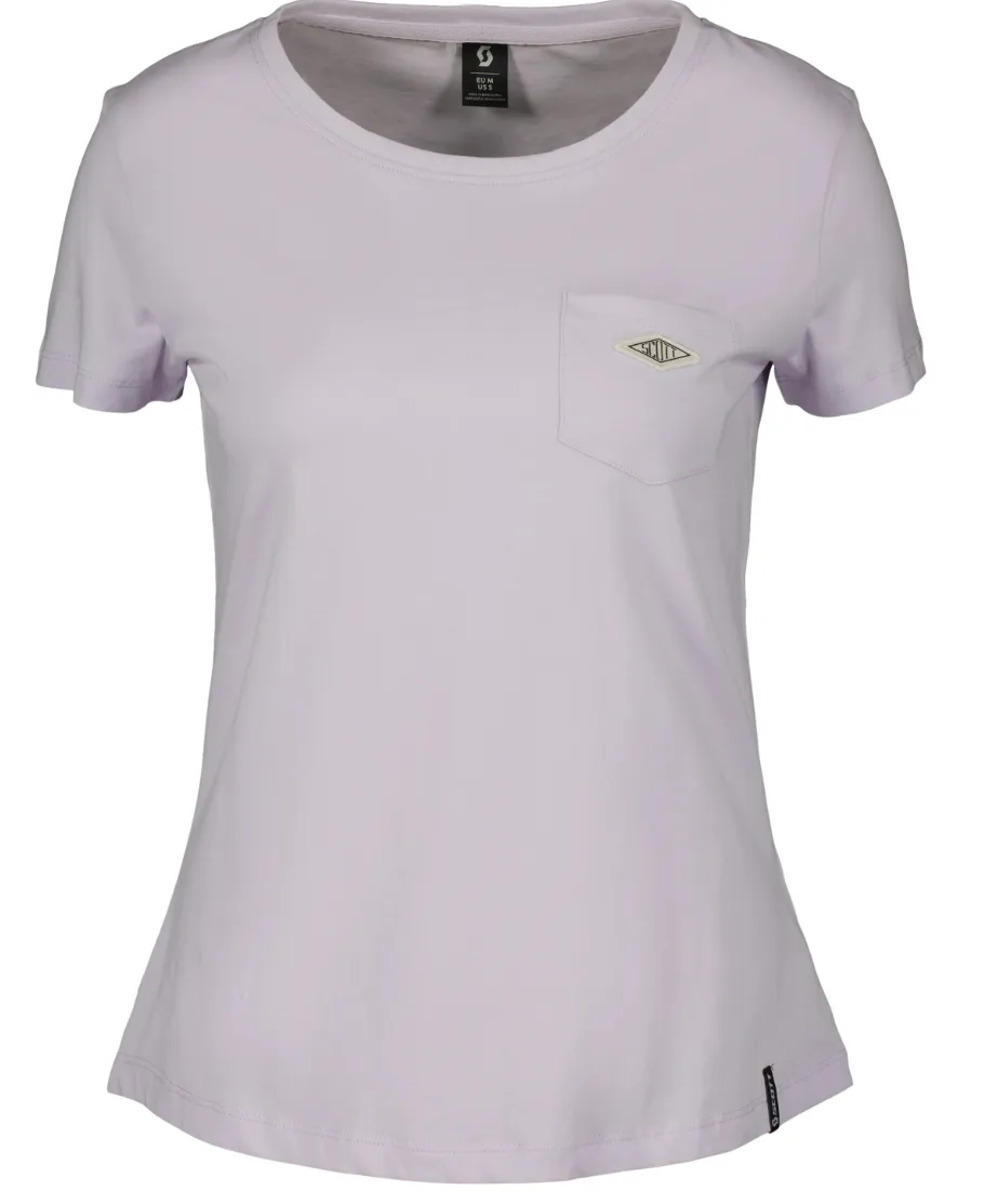 SCOTT Pocket T-shirt til Kvinner, Lilla SCOTT Pocket T-shirt til Kvinner, Lilla
