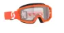 SCOTT Primal Clear Goggles, Oransje, Hvit/oransje