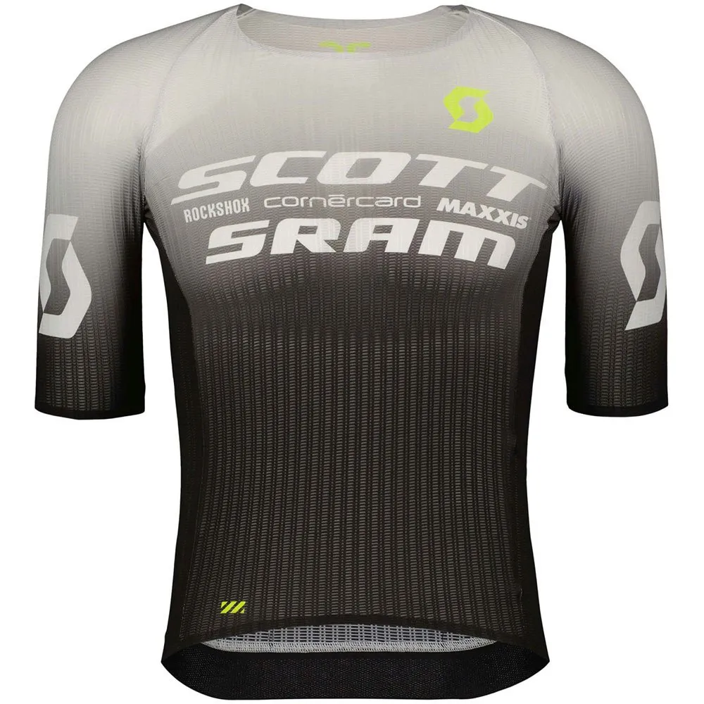 SCOTT Rc Scott-sram Race Kort Ermet Trøye, White / black, L