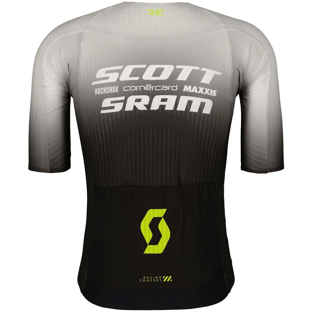 SCOTT Rc Scott-sram Race Kort Ermet Trøye, White / black, L