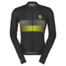 SCOTT RC Team 10 Langermet Jersey Trøye Sort m til Herre, Gul