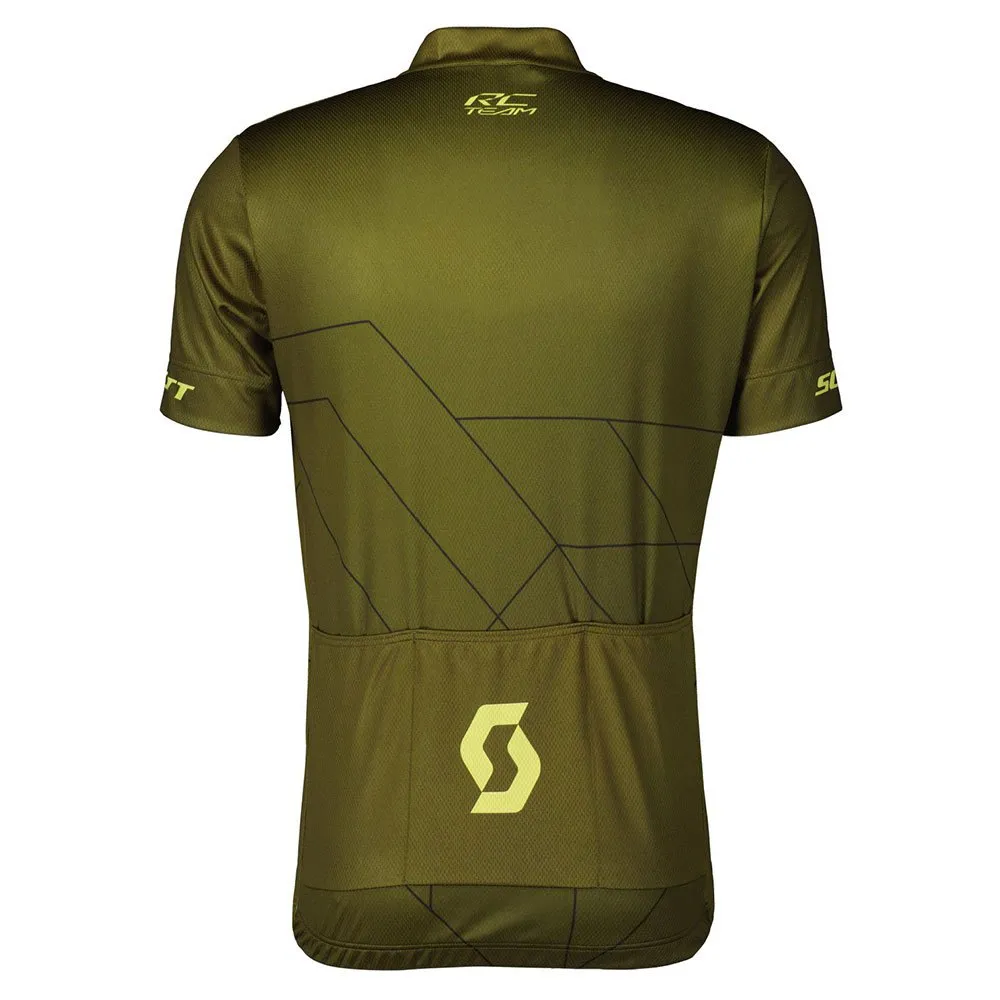 SCOTT Rc Team 20 Kort Ermet Trøye Refurbished, Fir green / bitter yellow