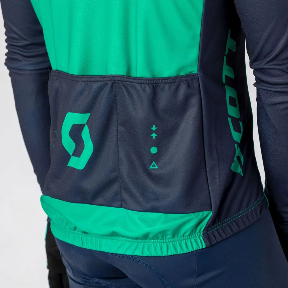 SCOTT Rc Team Langermet Trøye, Bread brown / amazon green, M