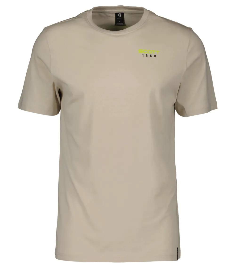 SCOTT Retro SS T-shirt, Støvet Hvit SCOTT Retro SS T-shirt, Støvet Hvit