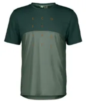SCOTT SCO sykkeltrøye korte ermer Trail Flow DRI dark blue/bread herre SCOTT SCO sykkeltrøye korte ermer Trail Flow DRI dark blue/bread herre