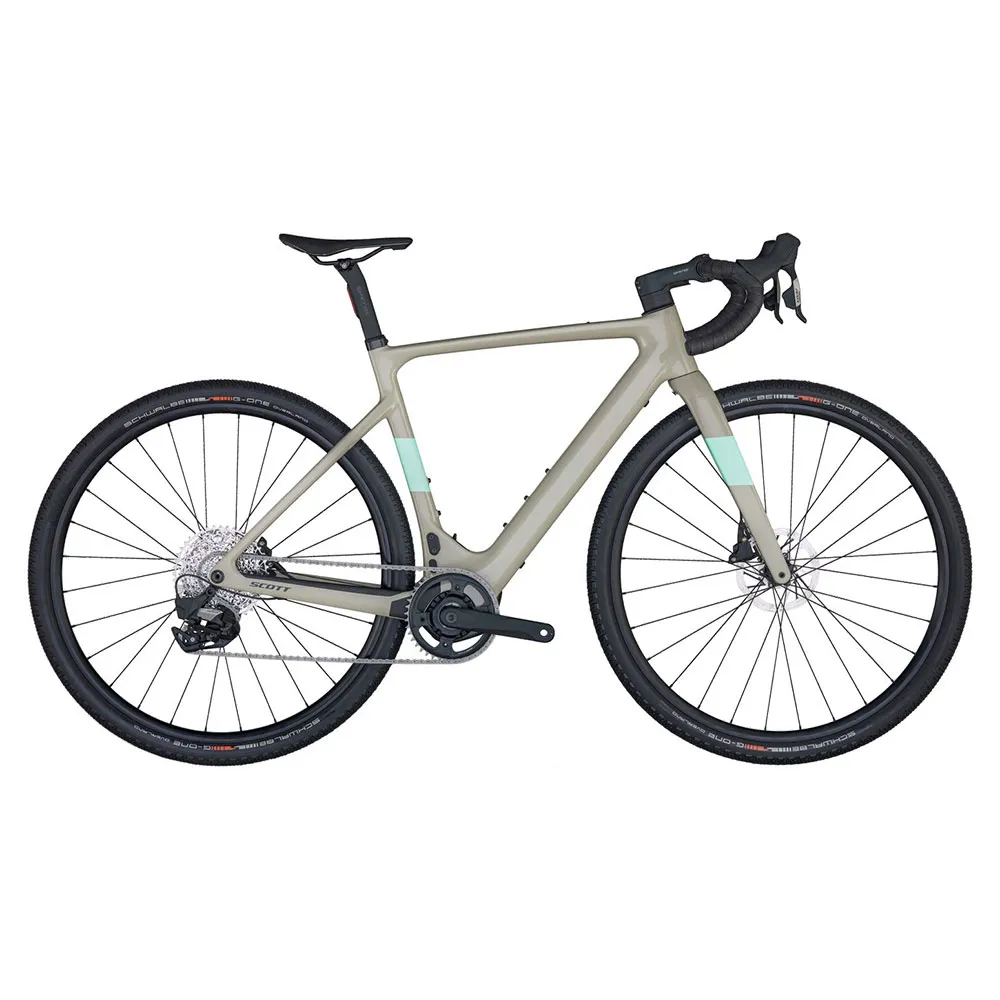 SCOTT Solace Gravel Eride 30 Tq Hpr50 Apex Xplr Etap Axs 2025 Elektrisk Grussykkel, Multicolor, 56, 360Wh, Elsykkel
