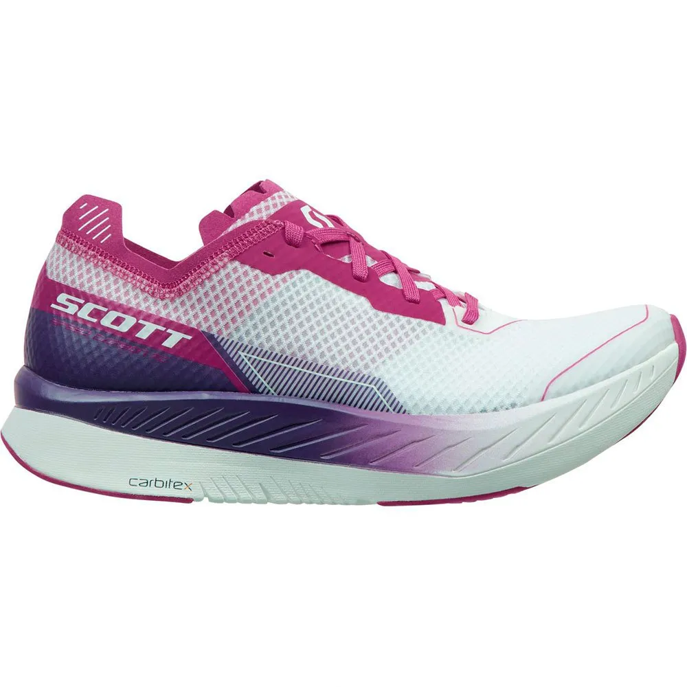 SCOTT Speed Carbon Rc Løpesko female, White / carmine pink