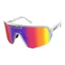 SCOTT Sport Shield sykkelbriller translucent/teal chrome, Lilla/multifarget/transparent