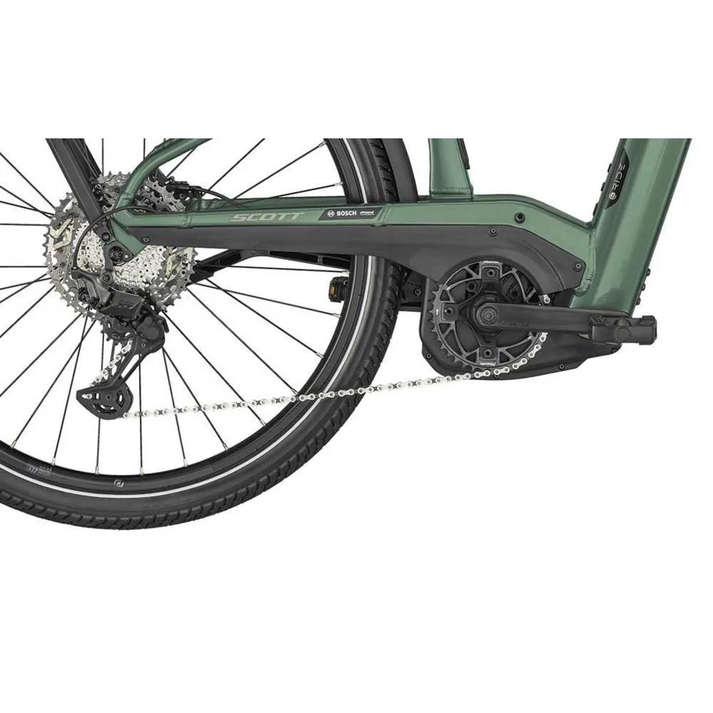SCOTT Sub Sport Eride 10 Men 28´´ Shimano Xt Rd M8130sgs 11s Elektrisk Sykkel, Dark green, M, 750Wh, Elsykkel SCOTT Sub Sport Eride 10 Men 28´´ Shimano Xt Rd M8130sgs 11s Elektrisk Sykkel, Dark green, M, 750Wh, Elsykkel