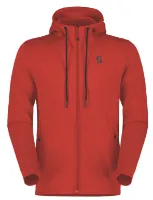 SCOTT Tech Zip Hoody, Rød SCOTT Tech Zip Hoody, Rød