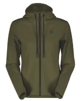 SCOTT Tech Zip Hoody til Kvinner, Sort