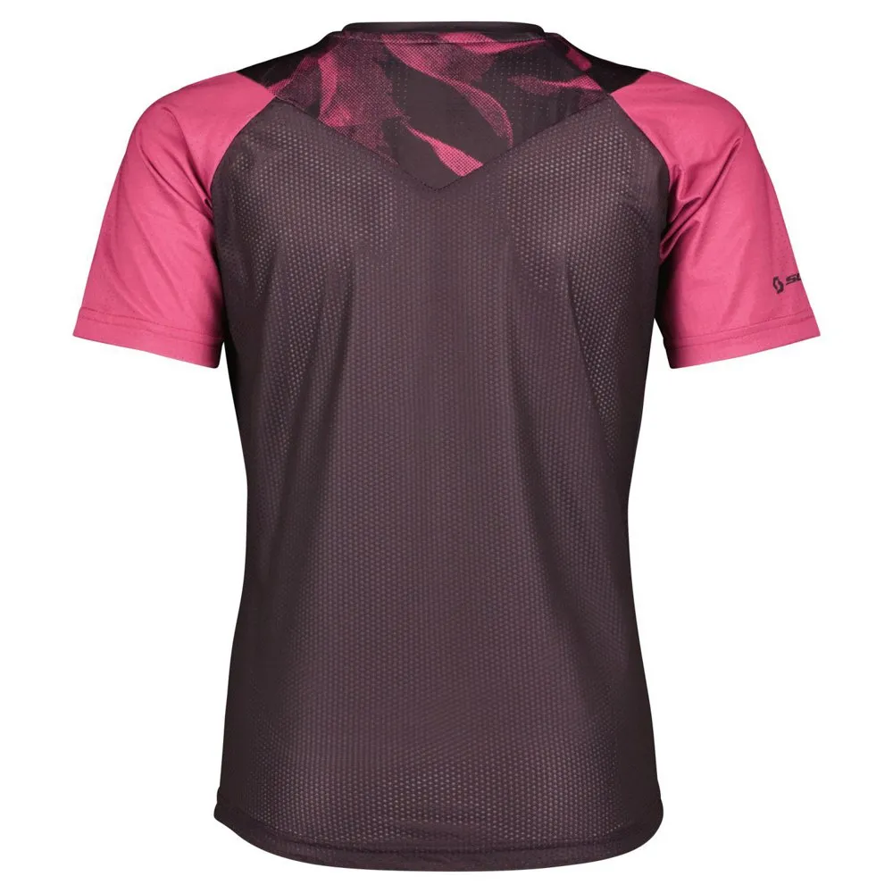 SCOTT Trail 20 Kort Ermet Trøye, Dark purple / carmine pink