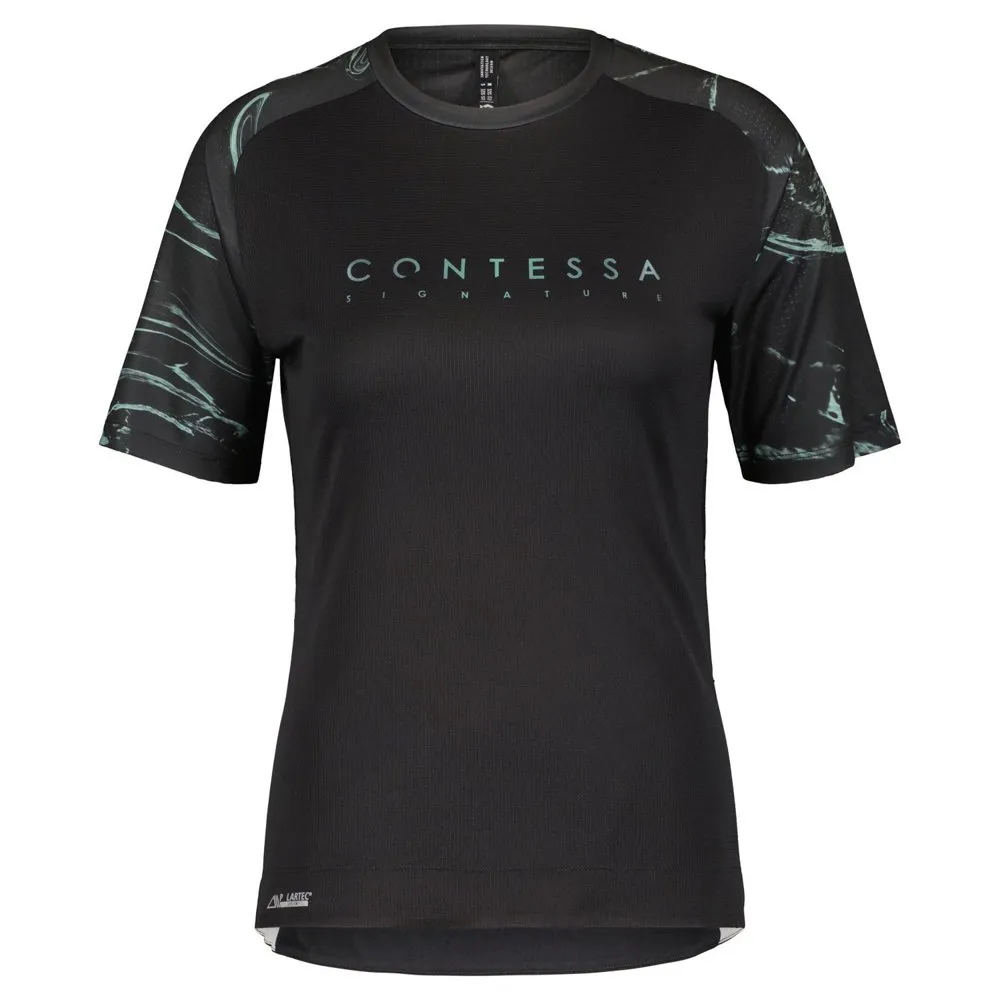 SCOTT Trail Contessa Sign Kort Ermet Trøye, Black, M SCOTT Trail Contessa Sign Kort Ermet Trøye, Black, M