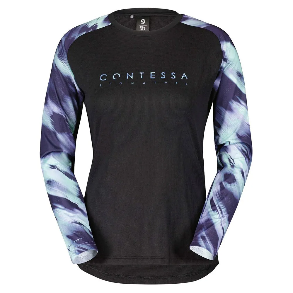 SCOTT Trail Contessa Signature Langarmet Enduro-sykkeltrøye, Black, M
