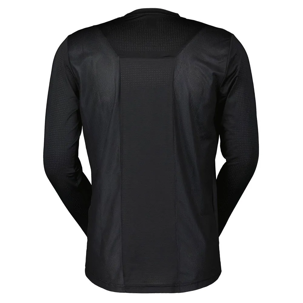 SCOTT Trail Flow Langarmet Enduro-sykkeltrøye, Black / dark grey, M SCOTT Trail Flow Langarmet Enduro-sykkeltrøye, Black / dark grey, M