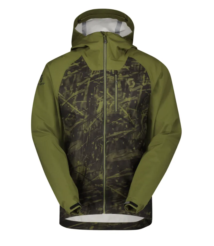 SCOTT Trail Storm vanntett sykkeljakke herre grønn/camo