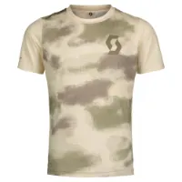 SCOTT Trail Vertic 10 kortermet t-shirt cotton white/hay junior SCOTT Trail Vertic 10 kortermet t-shirt cotton white/hay junior