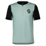 SCOTT Trail Vertic Zip Kortskjortet Enduro-sykkeltrøye, Mineral green / black, S