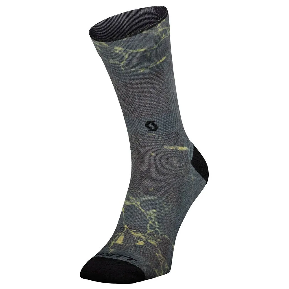 SCOTT Trail Vertical Crew Sokker male, Dark grey / mud green SCOTT Trail Vertical Crew Sokker male, Dark grey / mud green