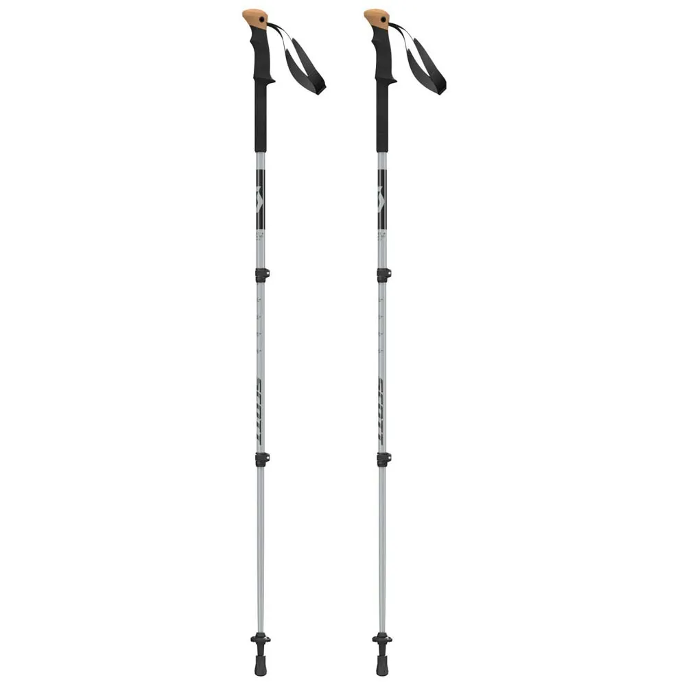 SCOTT Trek Alu Spaserstokker, Grey, 100-130cm