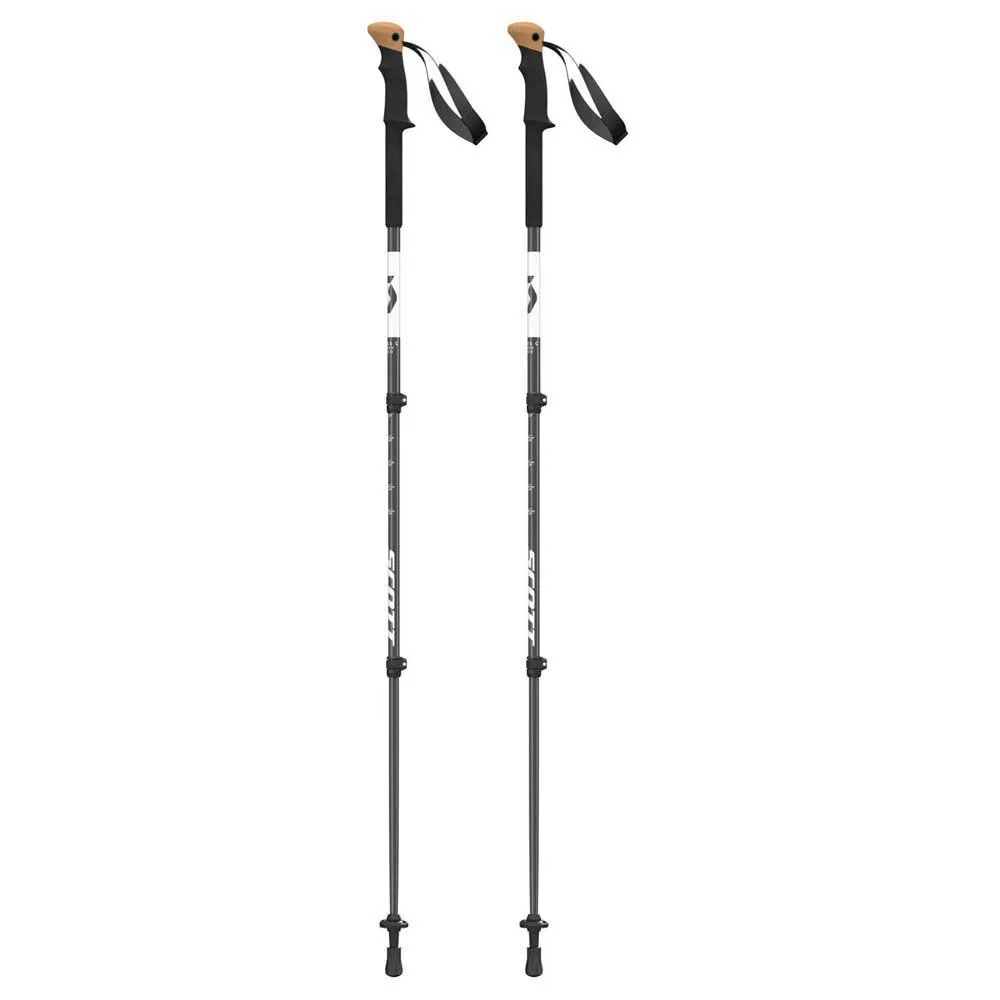 SCOTT Trek Carbon Spaserstokker, Black, 100-130cm