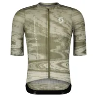 SCOTT ULTD. SL kortærmet sykkeltrøye cotton white/hay herre SCOTT ULTD. SL kortærmet sykkeltrøye cotton white/hay herre