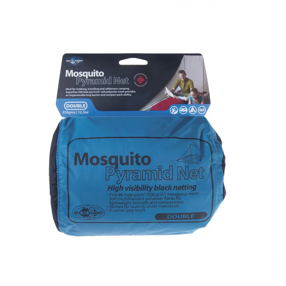 Sea To Summit 2P Pyramide Myggnetting, Black, One Size