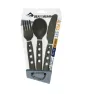 Sea To Summit 3pc Alphaset Bestikksett, Black, One Size