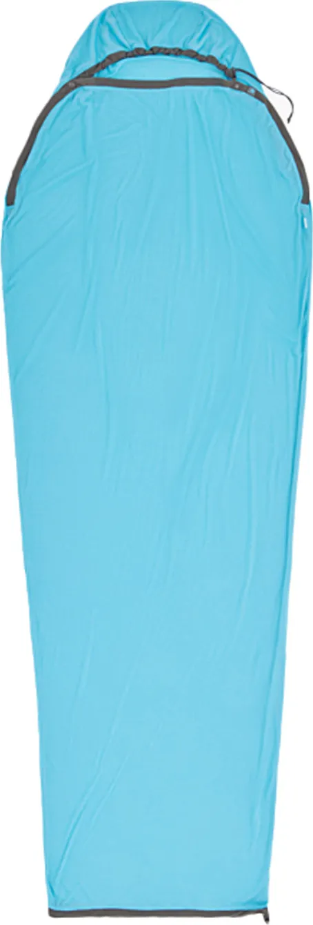 Sea To Summit Breeze Liner Mummy Compact, Blue atoll
