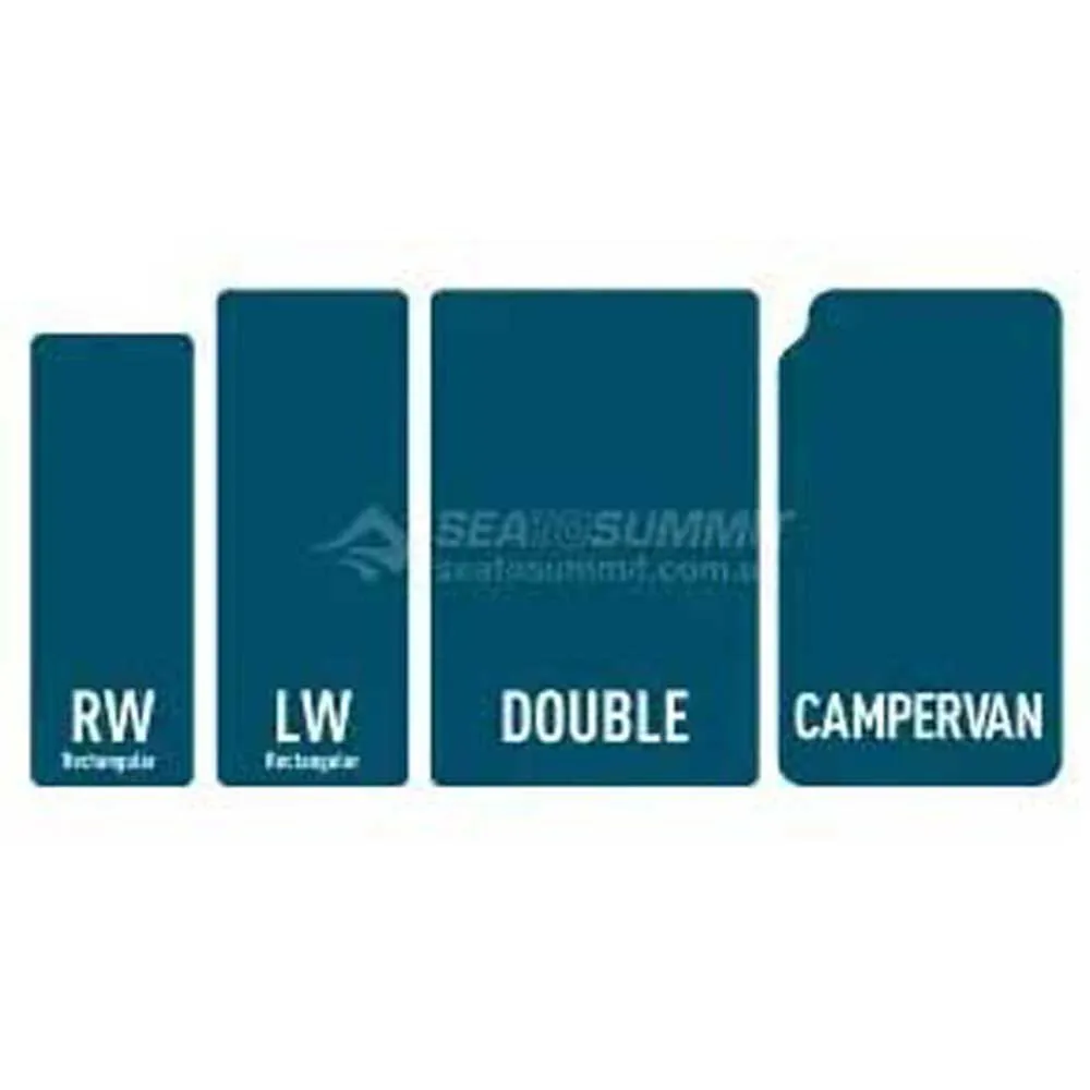 Sea To Summit Comfort Deluxe Oppblåsbar Matte, Blue