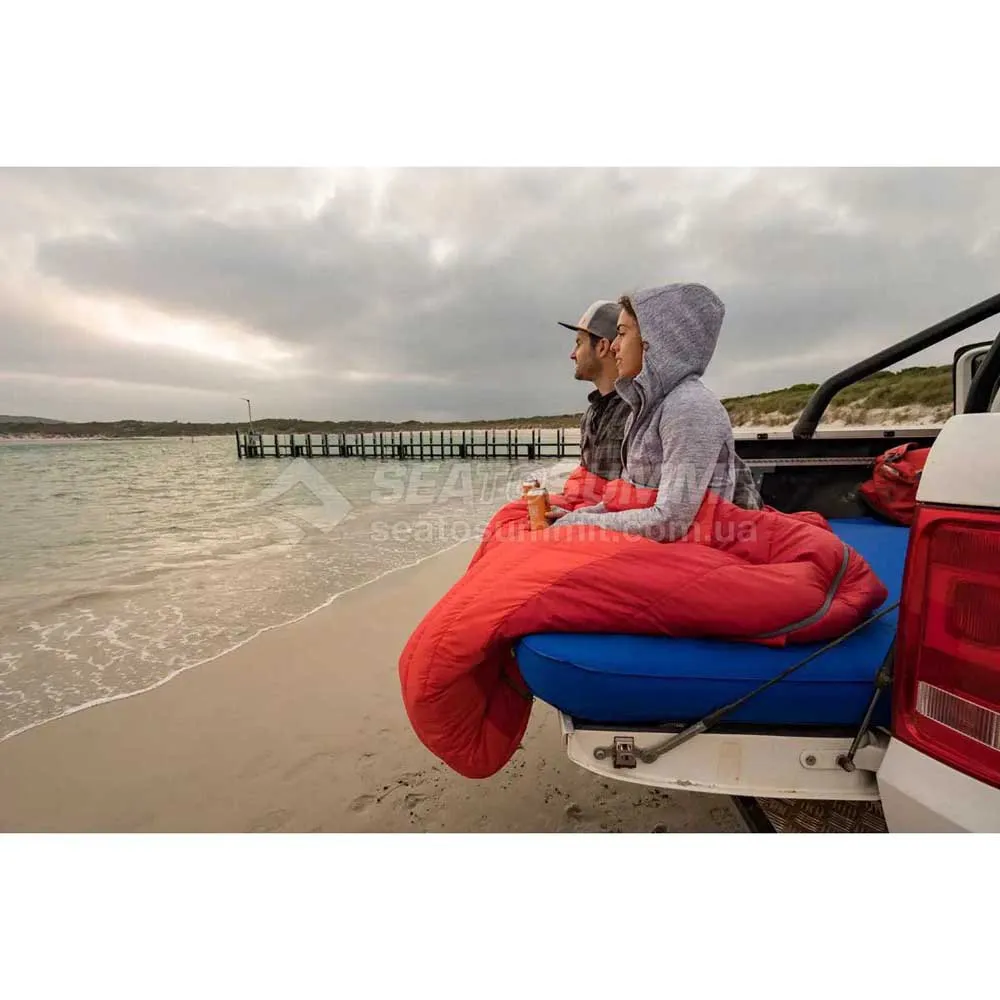 Sea To Summit Comfort Deluxe Oppblåsbar Matte, Blue