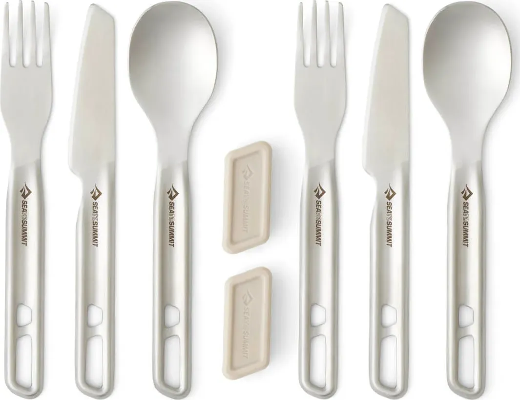 Sea To Summit Detour Cutlery Set, Stainless steel grey, One Size