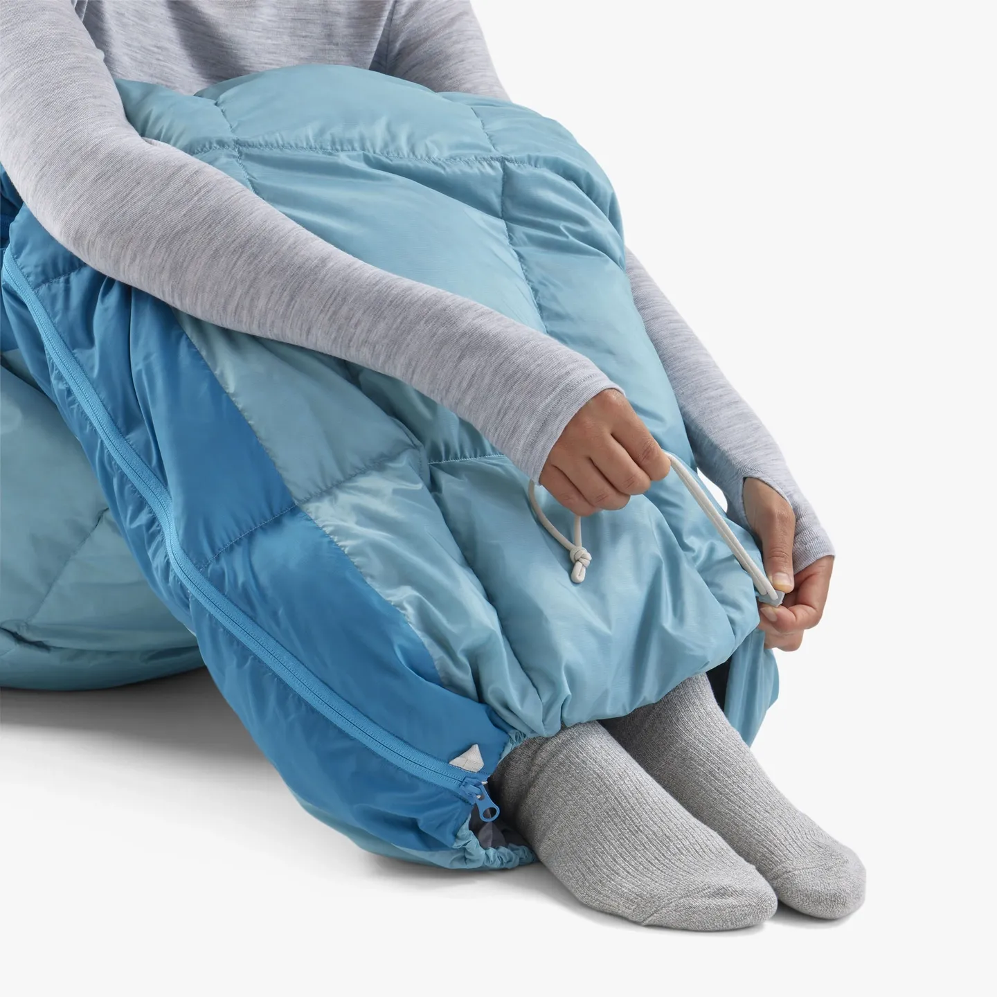 Sea To Summit Down Traveler Sovepose, Blue, Left Zipper