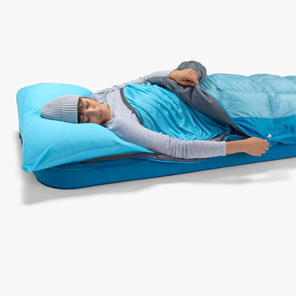Sea To Summit Down Traveler Sovepose, Blue, Left Zipper