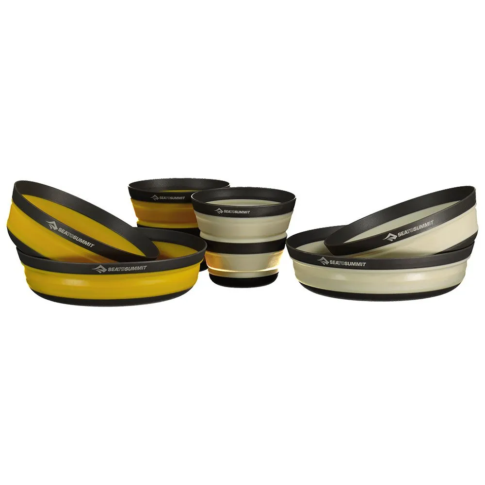 Sea To Summit Frontier 6 Units Servise, Grey / yellow, One Size Sea To Summit Frontier 6 Units Servise, Grey / yellow, One Size