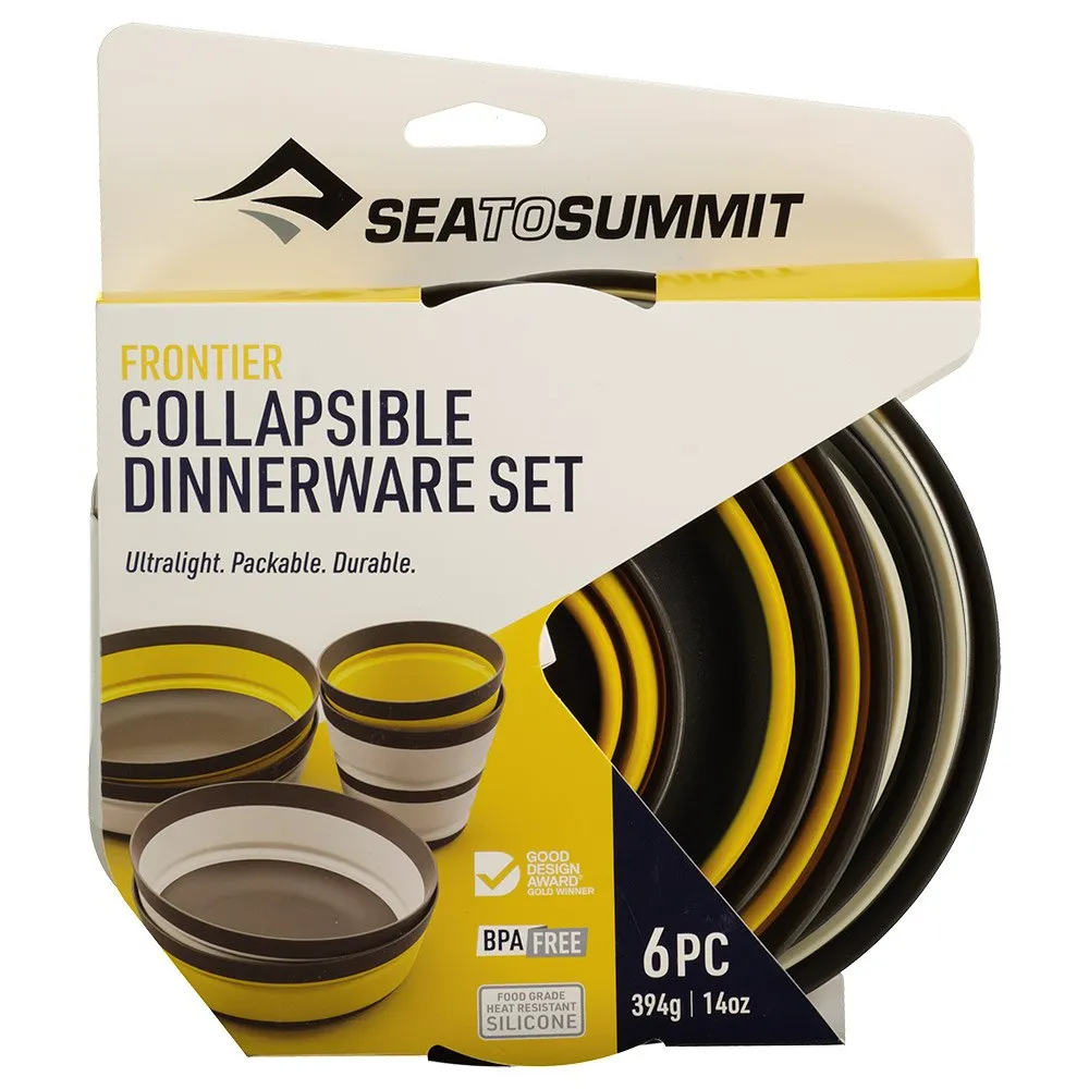 Sea To Summit Frontier 6 Units Servise, Grey / yellow, One Size Sea To Summit Frontier 6 Units Servise, Grey / yellow, One Size