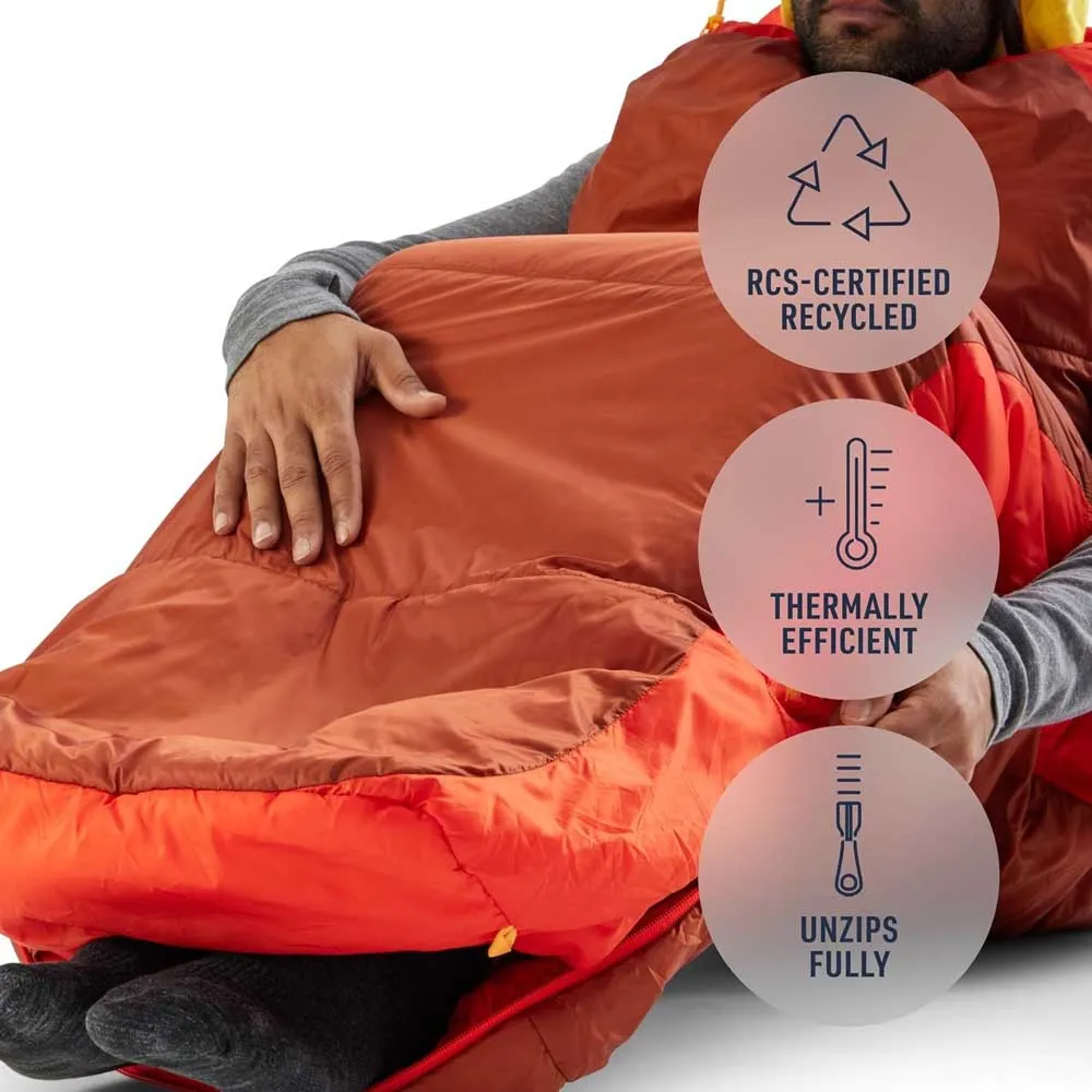 Sea To Summit Hamelin-1c Sovepose, Red, Double Zipper