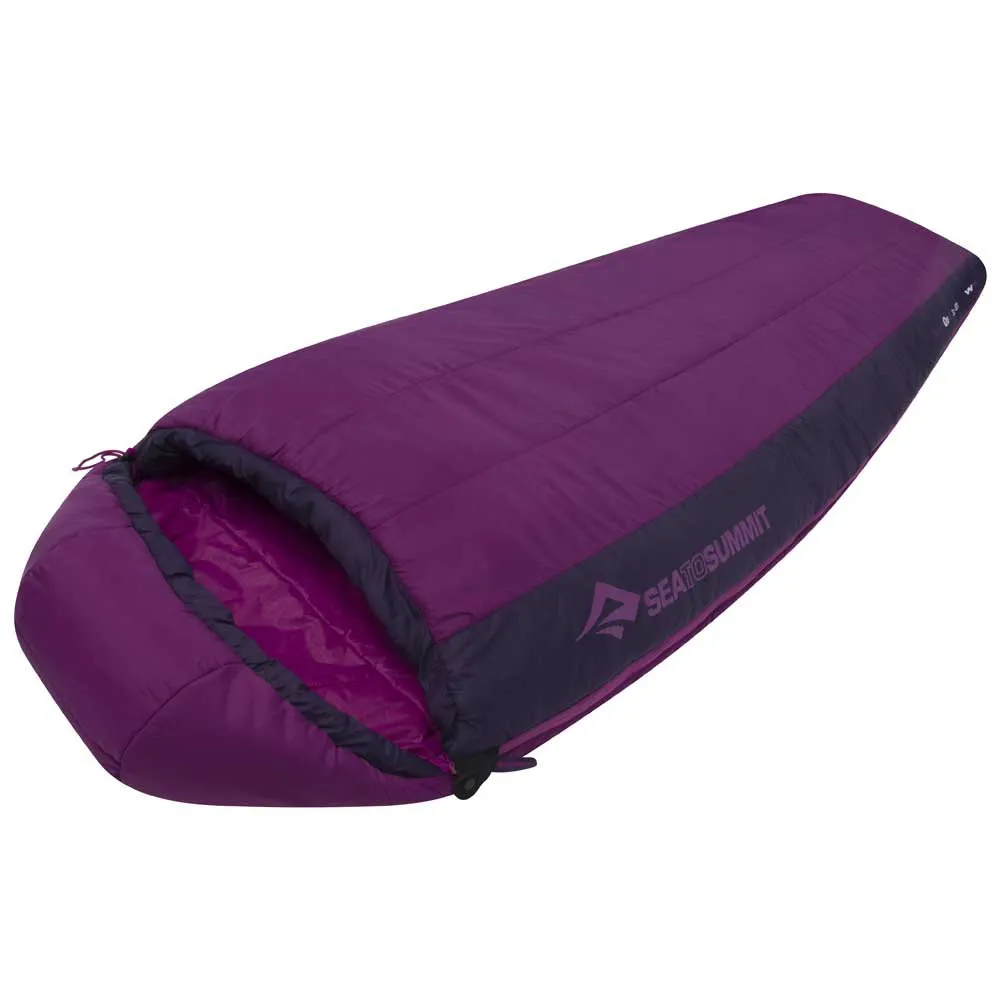Sea To Summit Quest Qui Sovepose, Purple, Right Zipper