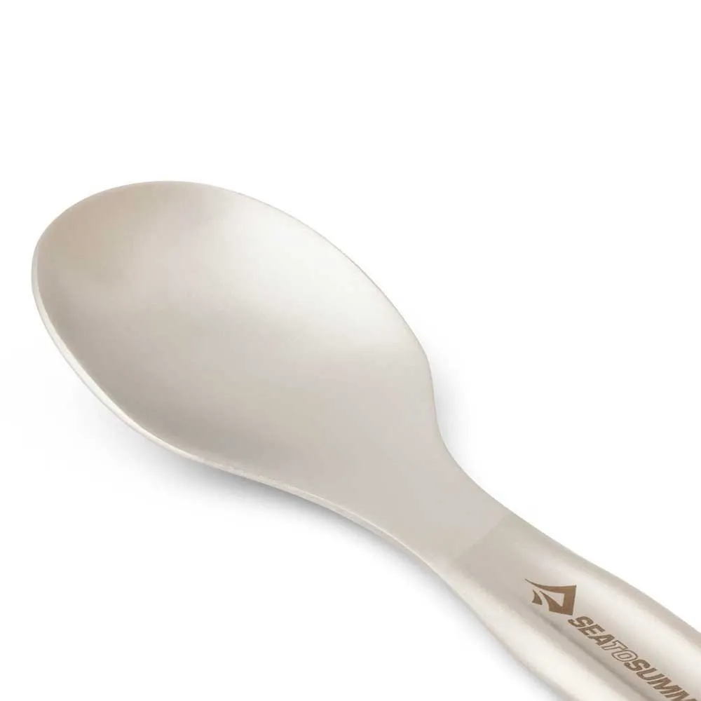 Sea To Summit Rustfritt Stål Detour Bestikksett 3 Enheter, Stainless steel grey, One Size
