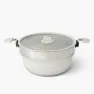 Sea To Summit Rustfritt Stål Sammenleggbar Gryte For Omkjøring 5l, Moonstruck grey, One Size