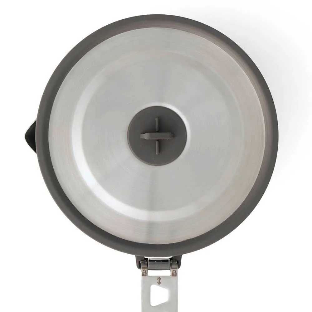 Sea To Summit Rustfritt Stål Sammenleggbar Gryte For Utflukter 1.8l, Beluga black, One Size