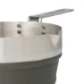 Sea To Summit Rustfritt Stål Sammenleggbar Gryte For Utflukter 1.8l, Beluga black, One Size