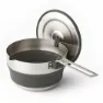 Sea To Summit Rustfritt Stål Sammenleggbar Gryte For Utflukter 1.8l, Beluga black, One Size