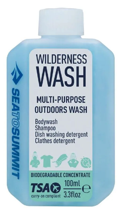 Sea To Summit Wilderness Wash 100ml bionedbrytbar, håndvask og oppvask