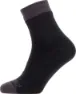 Sealskinz Waterproof Warm Weather Ankle Length Sock, Black/dark grey
