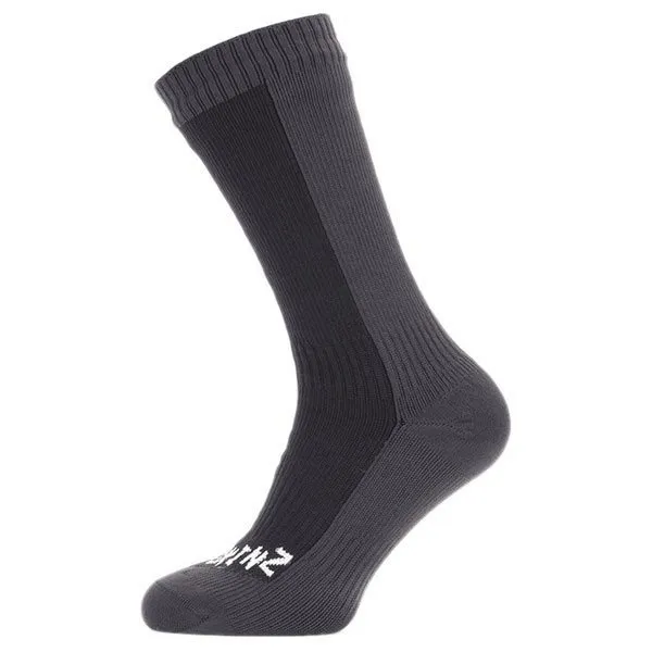Sealskinz Wp Cold Weather Sokker, Black / grey